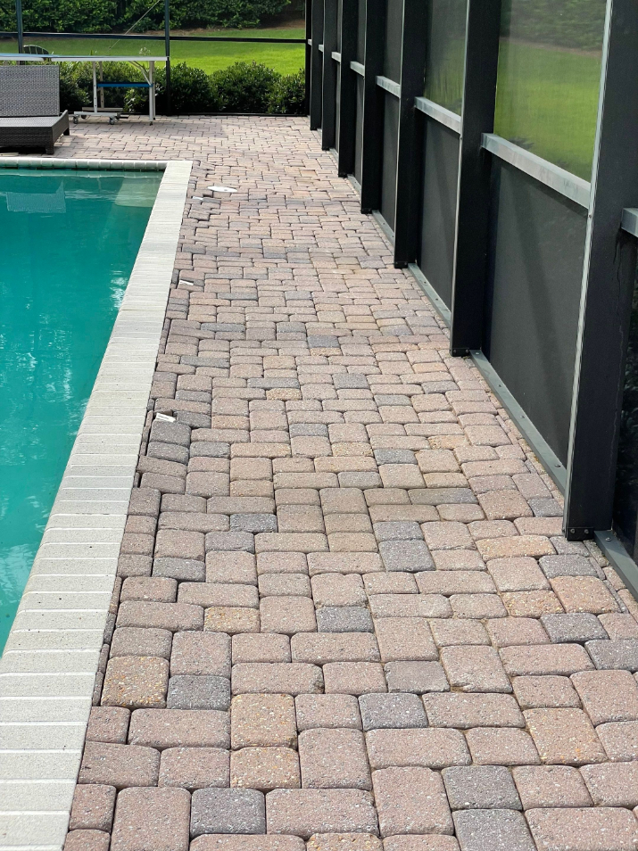 Driveway patio cleaning